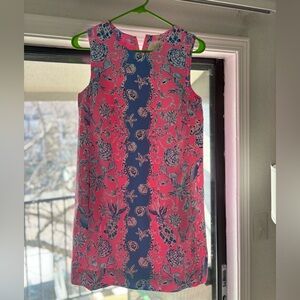 Lilly Pulitzer Pink and Blue Floral Dress